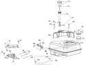 Fuel Tank and Mounting Diagram and Parts List for 31AM63LF701 2012 Yard Man Snow Blower